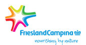 Het logo van FrieslandCampina